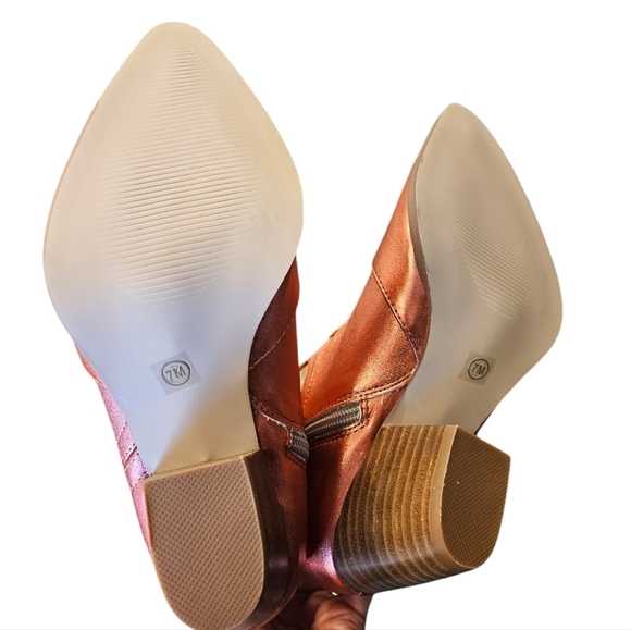 Coconuts by Matisse Bambi Gold Ombre Western Cowgirl Boots NEW - Picture 4 of 7